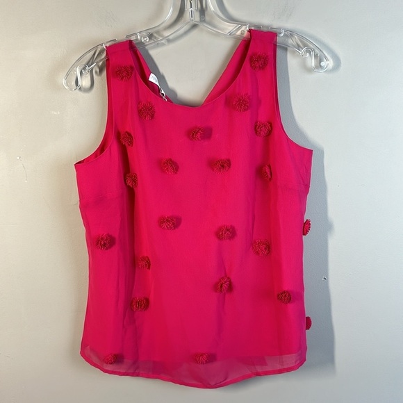 NWT RSVP by Talbots Pink Tank Blouse Top Size SP - Picture 4 of 9